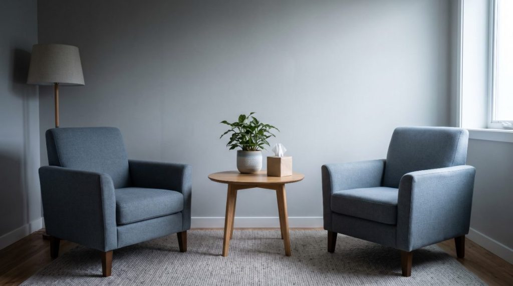 Quiet counselling office
